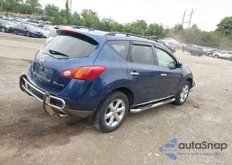 2009 Nissan Murano Sl из США, поврежденный, VIN JN8AZ18W09W157521
